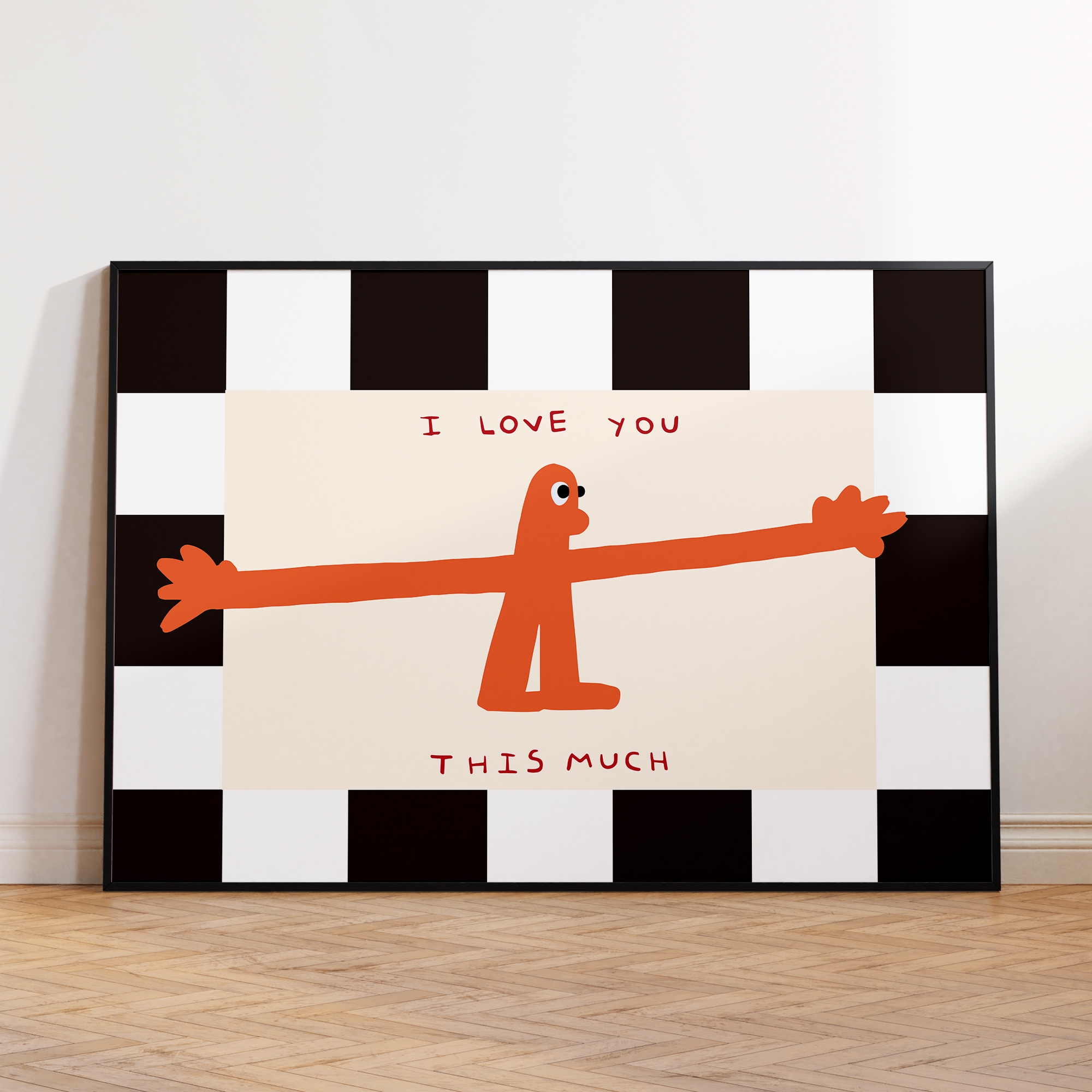 Home Decor Lovely Home - I Love You This Much Quote
