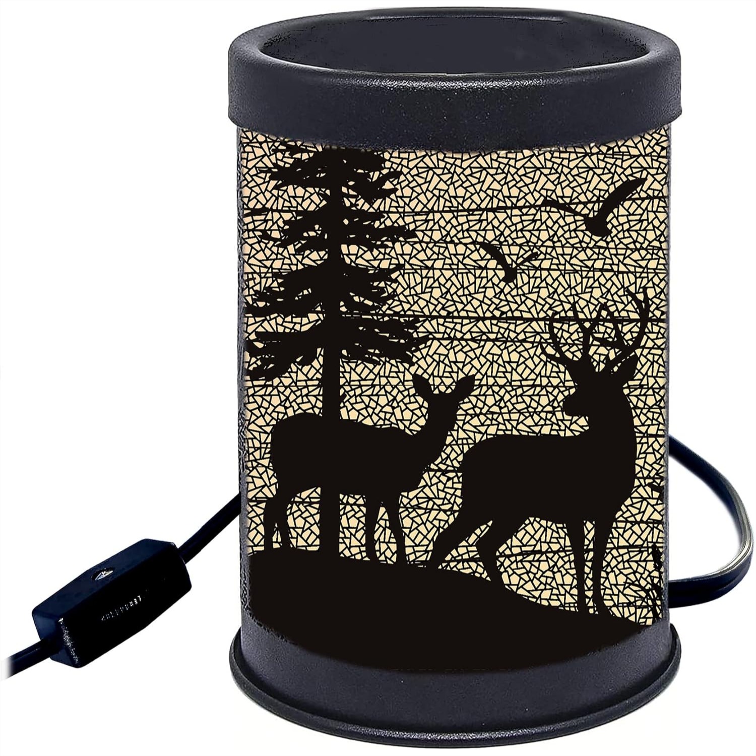 Home Decor Free Images - Electric Candle Warmer Lamp with Deer