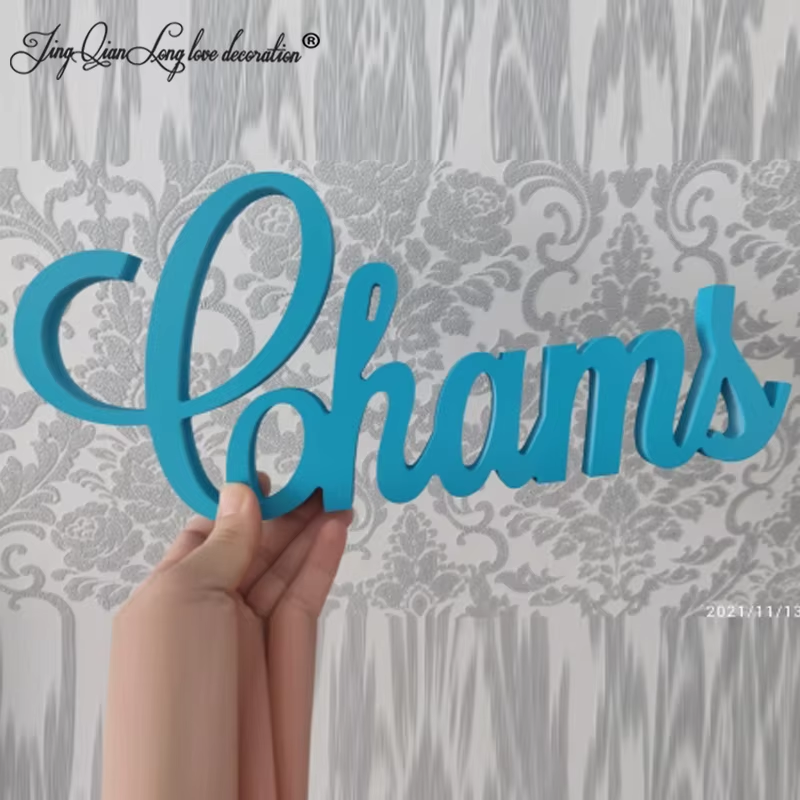 Wooden Letter Sign - Custom Rainbow wooden name sign Personalized