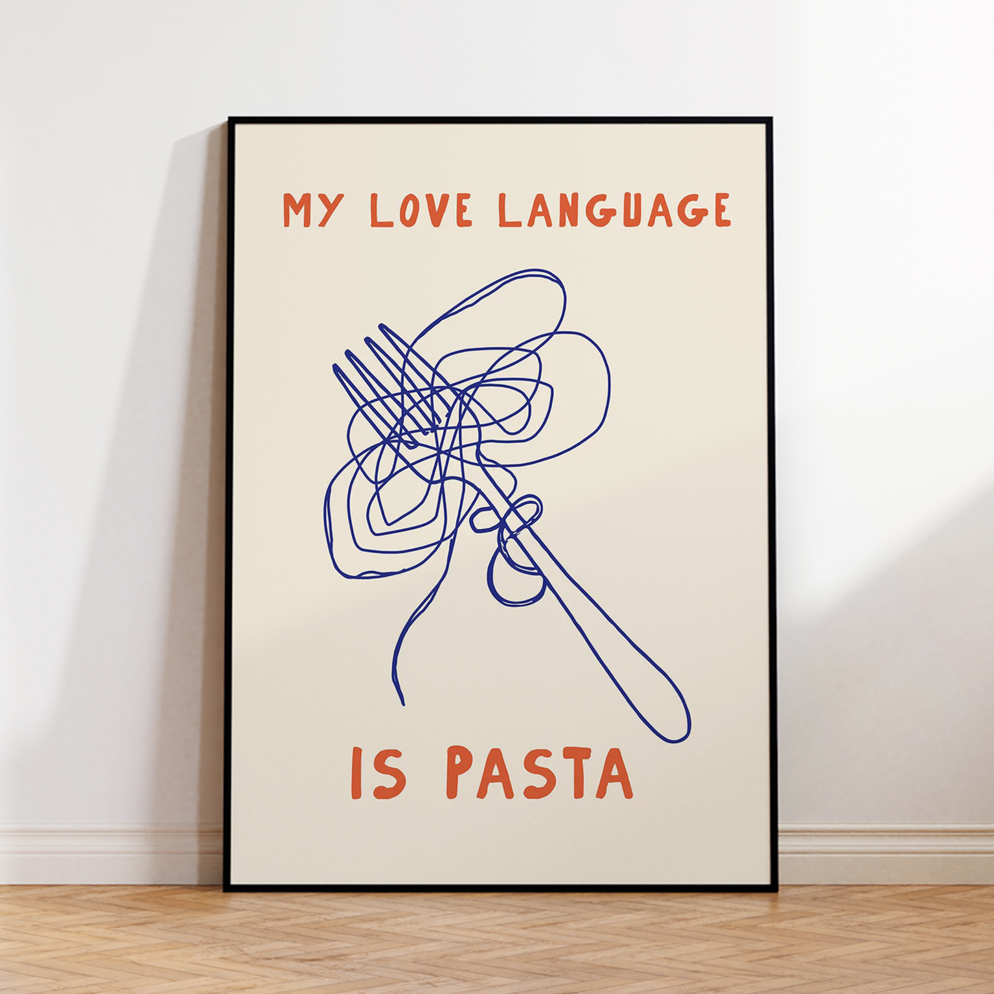 Home Decor Lovely Home - Modern,Minimalist My Love Language Is Pasta