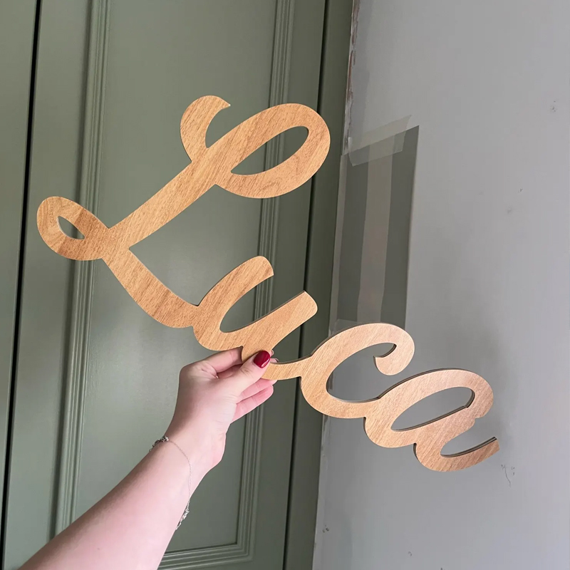 Wooden Letter Sign - Custom Name Sign for Nursery Wall