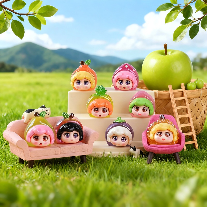 Home Decor Resin - Cute Fruit Blind Box Beads Home
