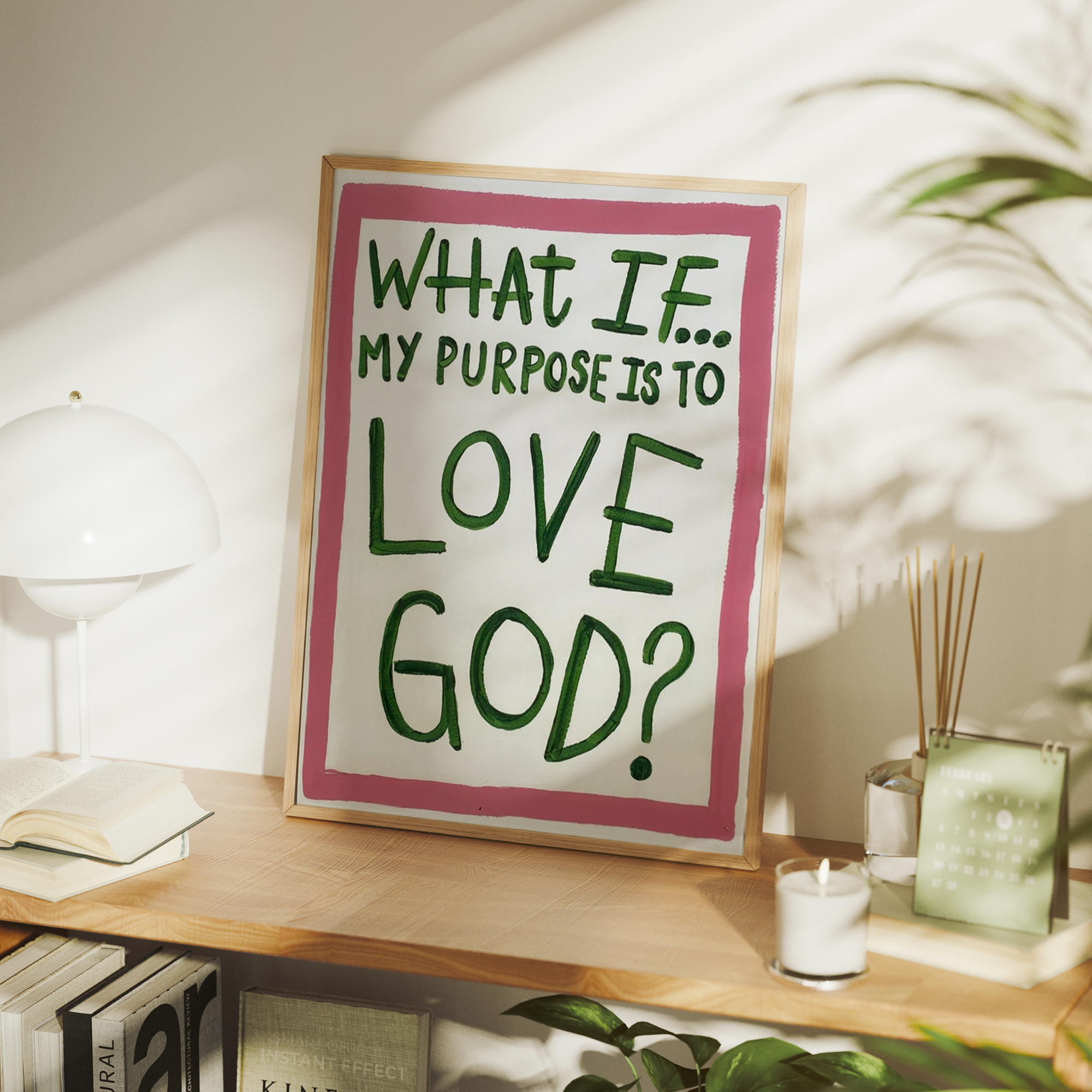 Home Decor Lovely Home - Milimalist What If My Purpose Is