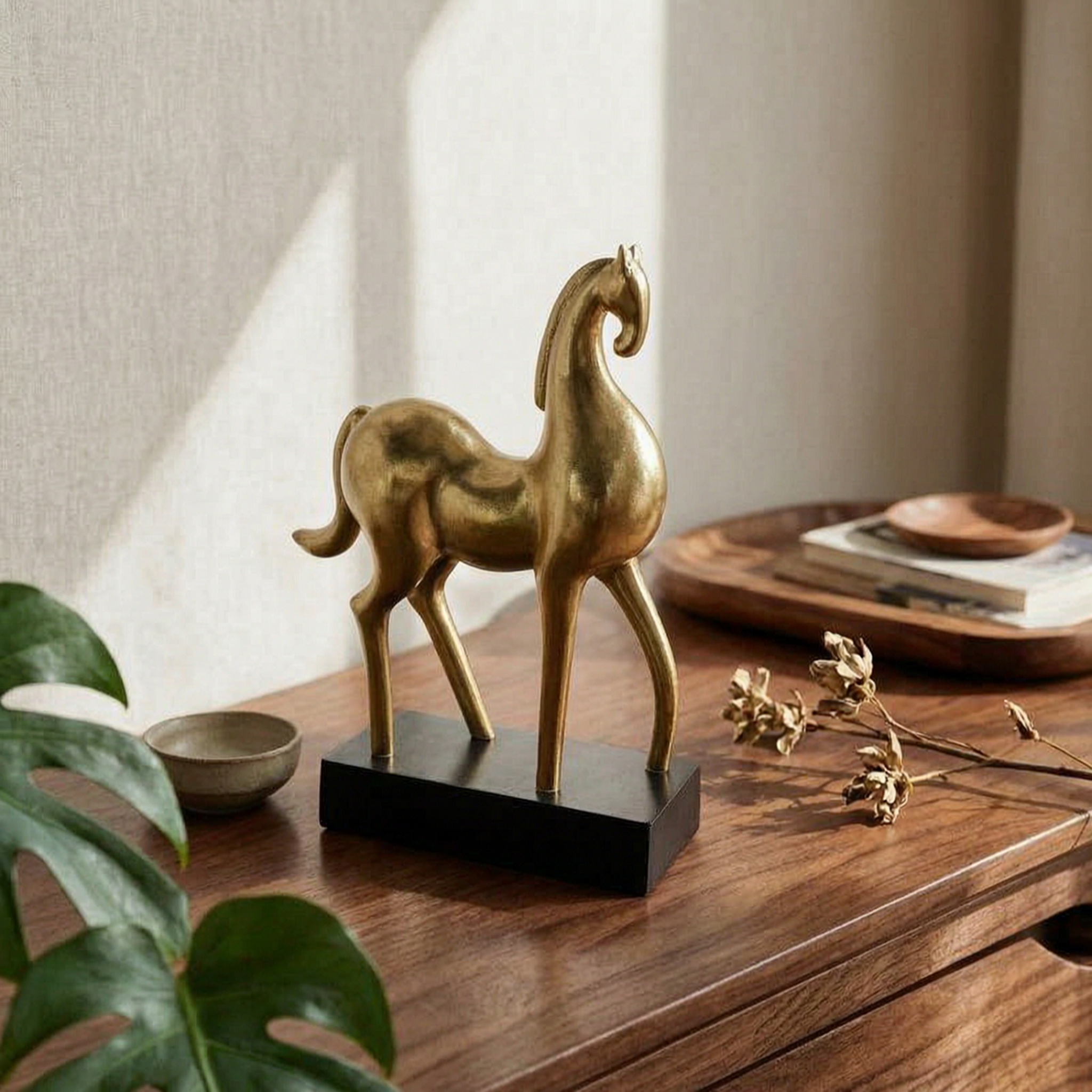 Abstract Sculpture Resin - Abstract Horse Sculpture Nordic Design Horse