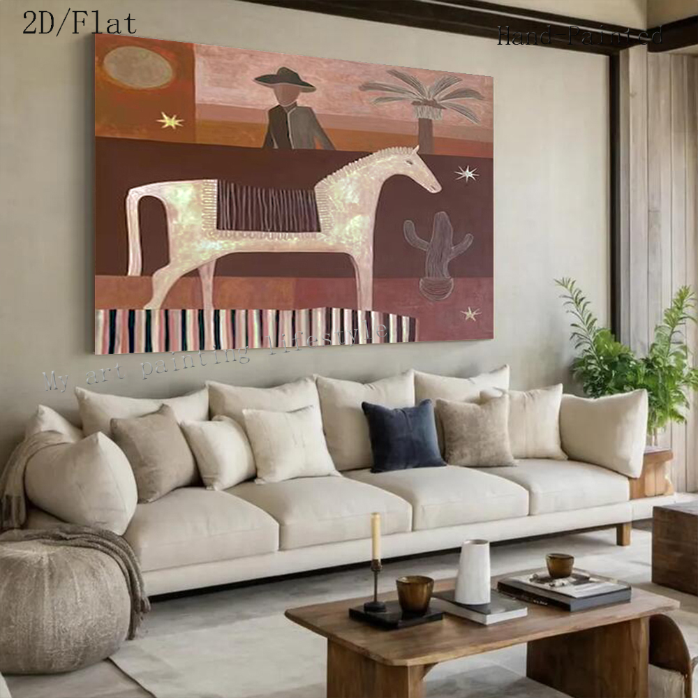 Home Decor Free Images - Handmade Abstract Oil Painting On Canvas