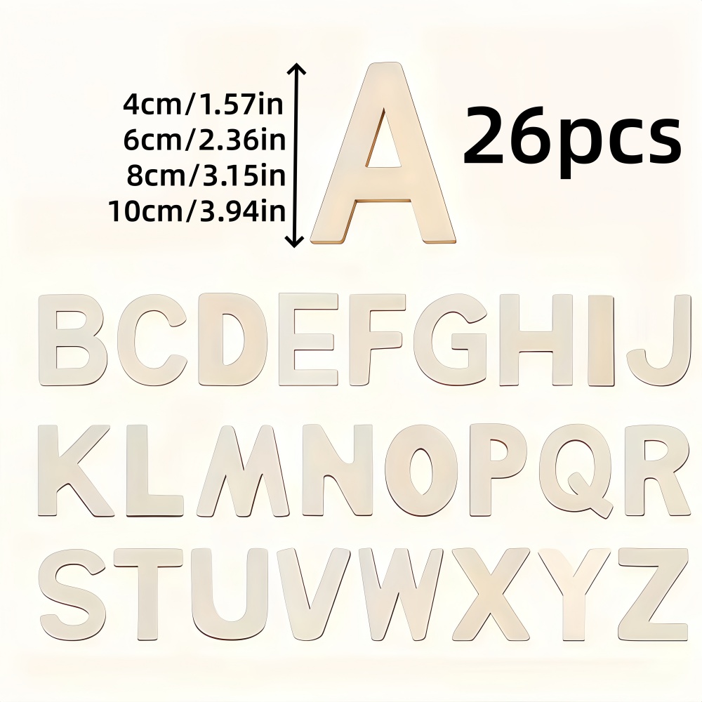 26pcs Designable Wood Letters  - Wooden Letter Sign review and price