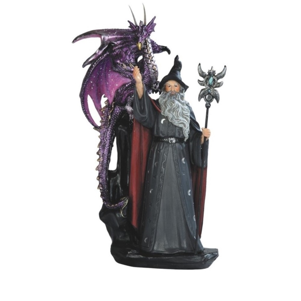 Fantasy-Themed 11-Inch Wizard  - Home Decor Resin review and price