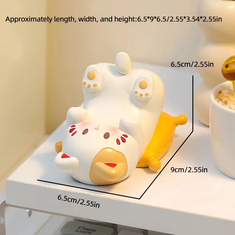 Cute Cartoon Cat Desktop Ornam - Home Decor Glass review and price