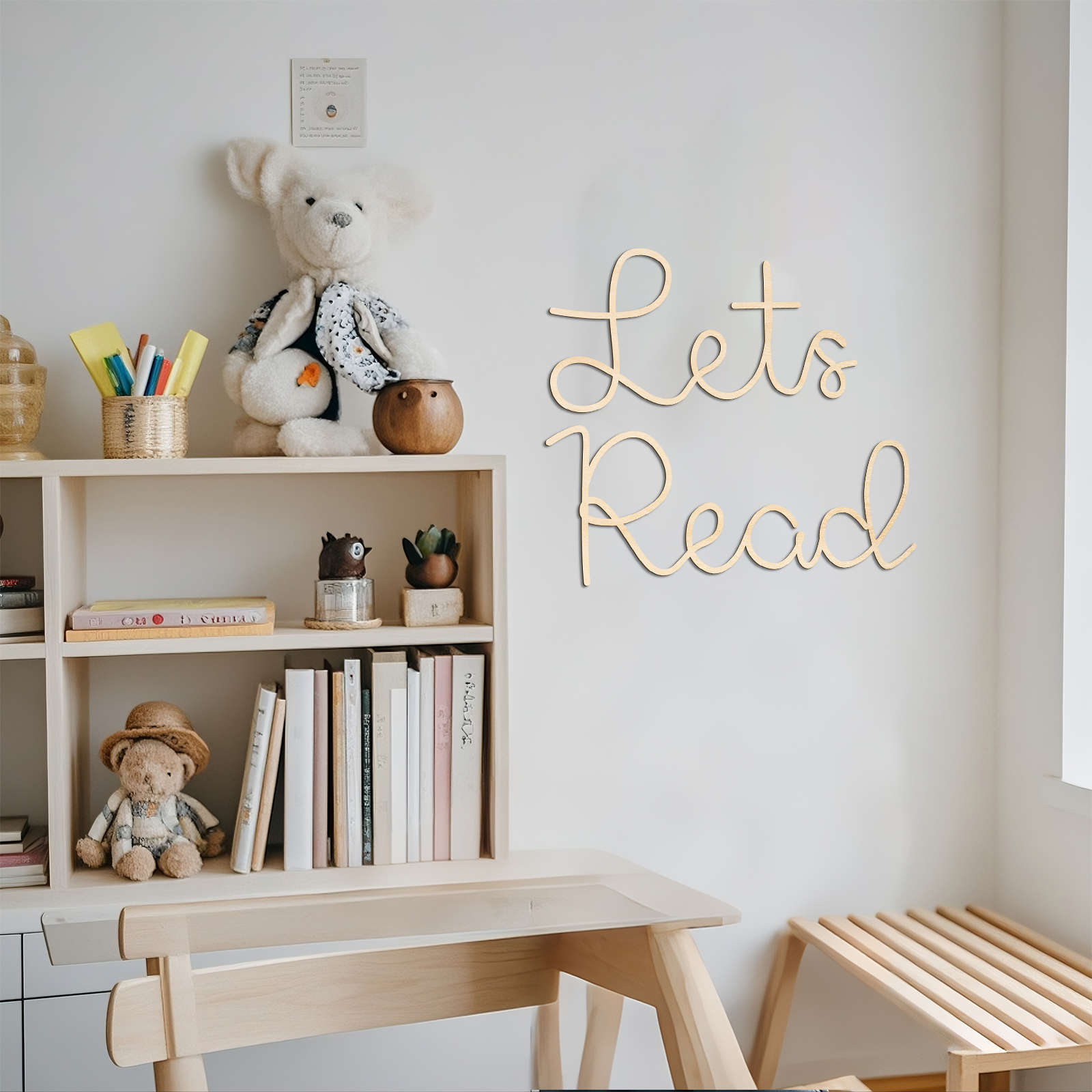 Let's Read Wooden Wall Sign -  - Wooden Letter Sign review and price