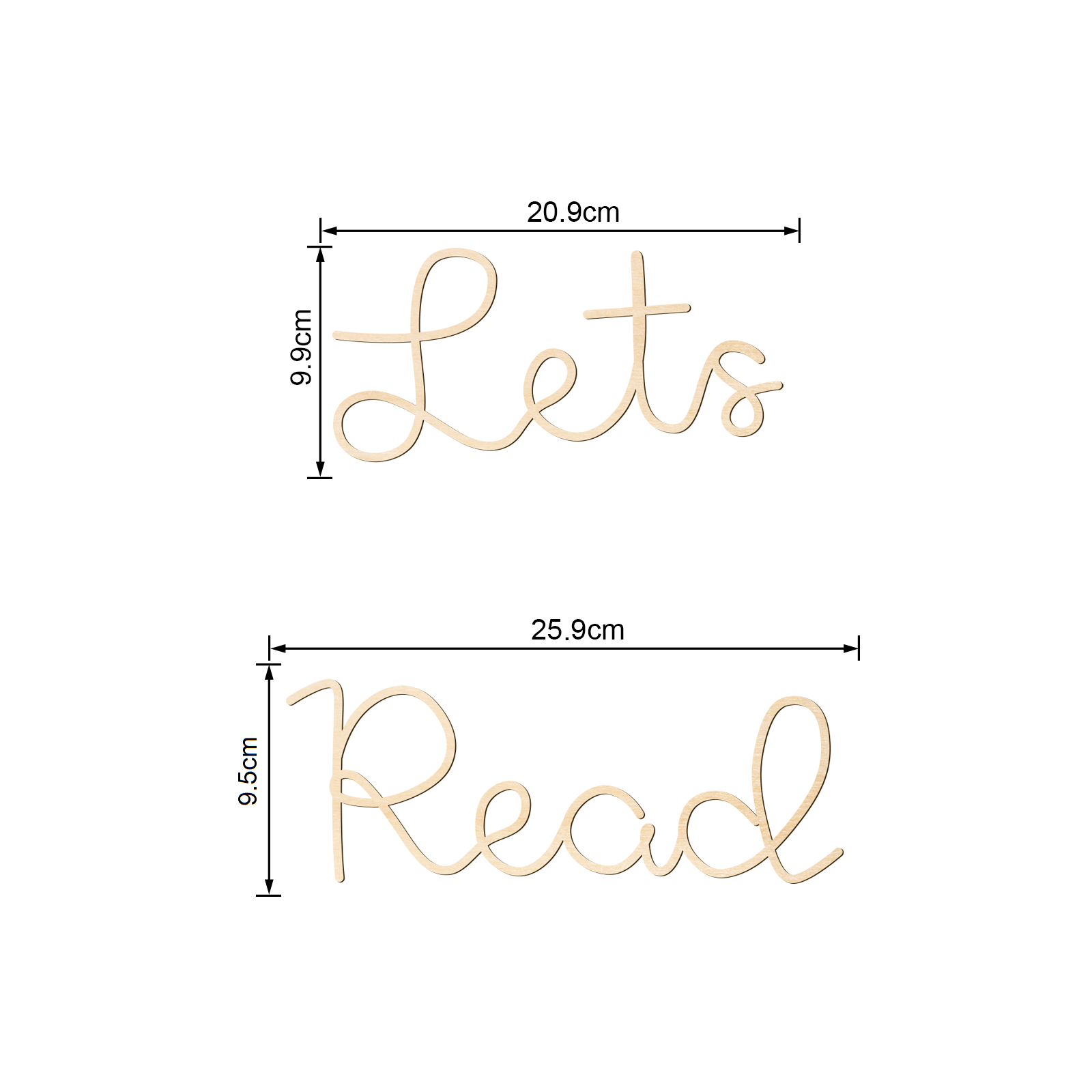 Let's Read Wooden Wall Sign -  - Wooden Letter Sign review and price