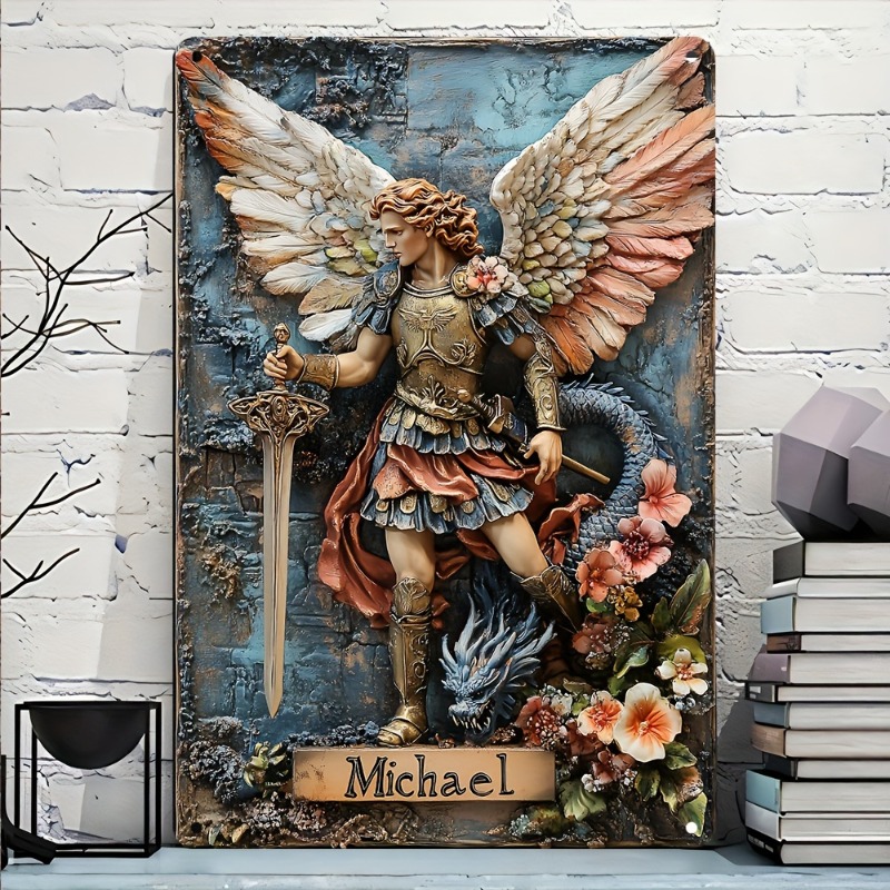 Vintage Archangel Michael Alum - Home Decor Garden Ideas review and price