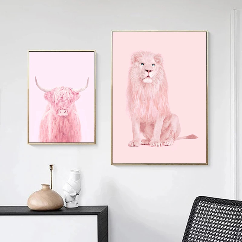 Funny Fashion Giraffe Zebra Fl - Watercolor Poster Print review and price