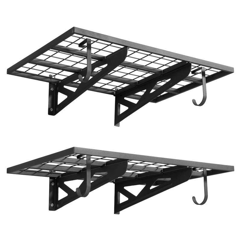 2-Tier Heavy Duty Wall Garage  - Floating Shelves review and price