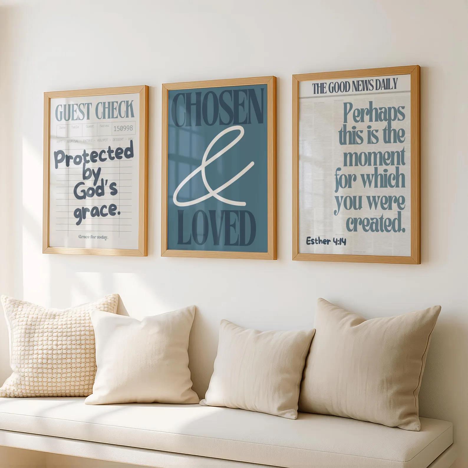 Christian Bible Verse Chosen & - Home Decor Lovely Home review and price
