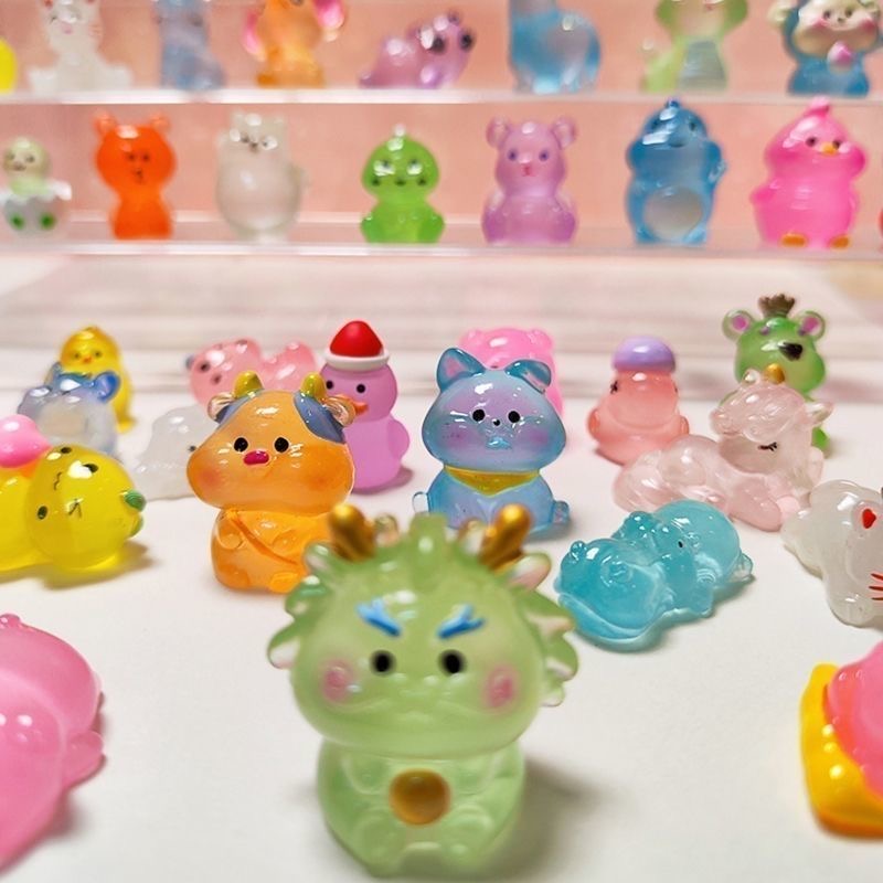 100Pcs Mini Luminous Resin Bli - Home Decor Resin review and price