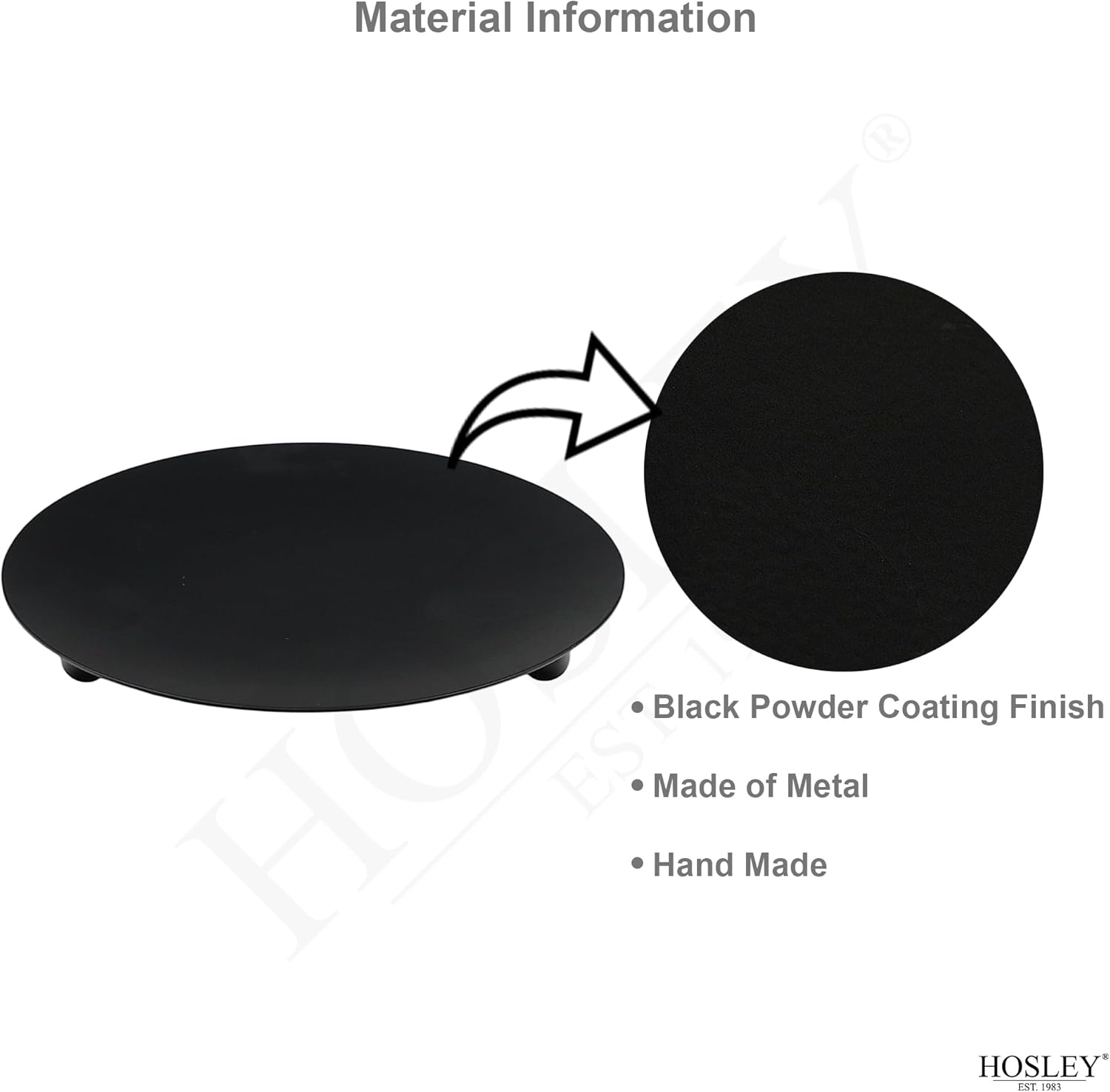 7-Inch Black Iron Pillar Candl - Home Decor Free Images review and price