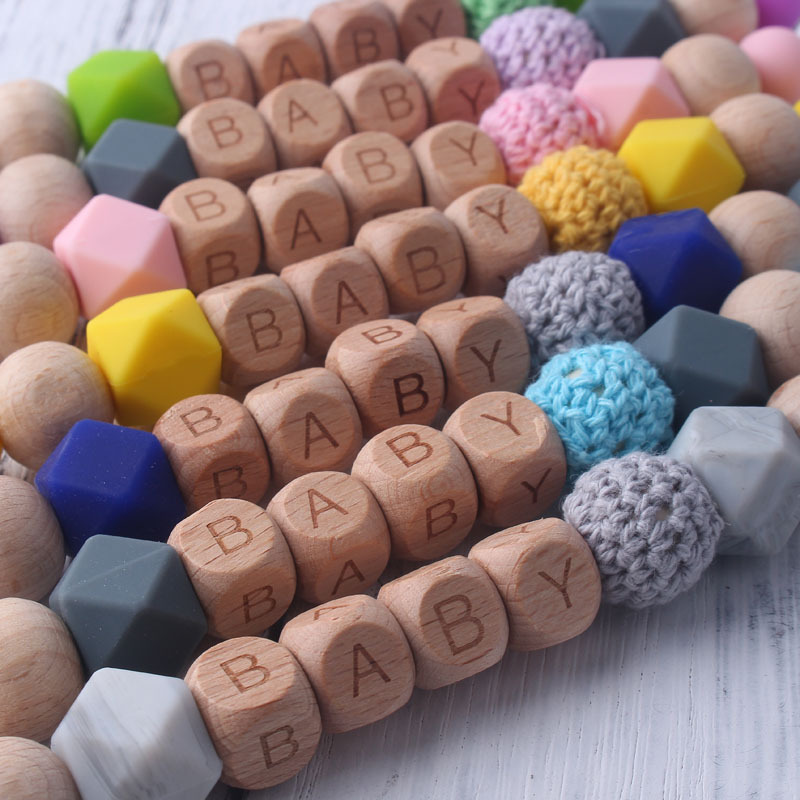 Baby Pacifier Clip with Wooden - Wooden Letter Sign review and price