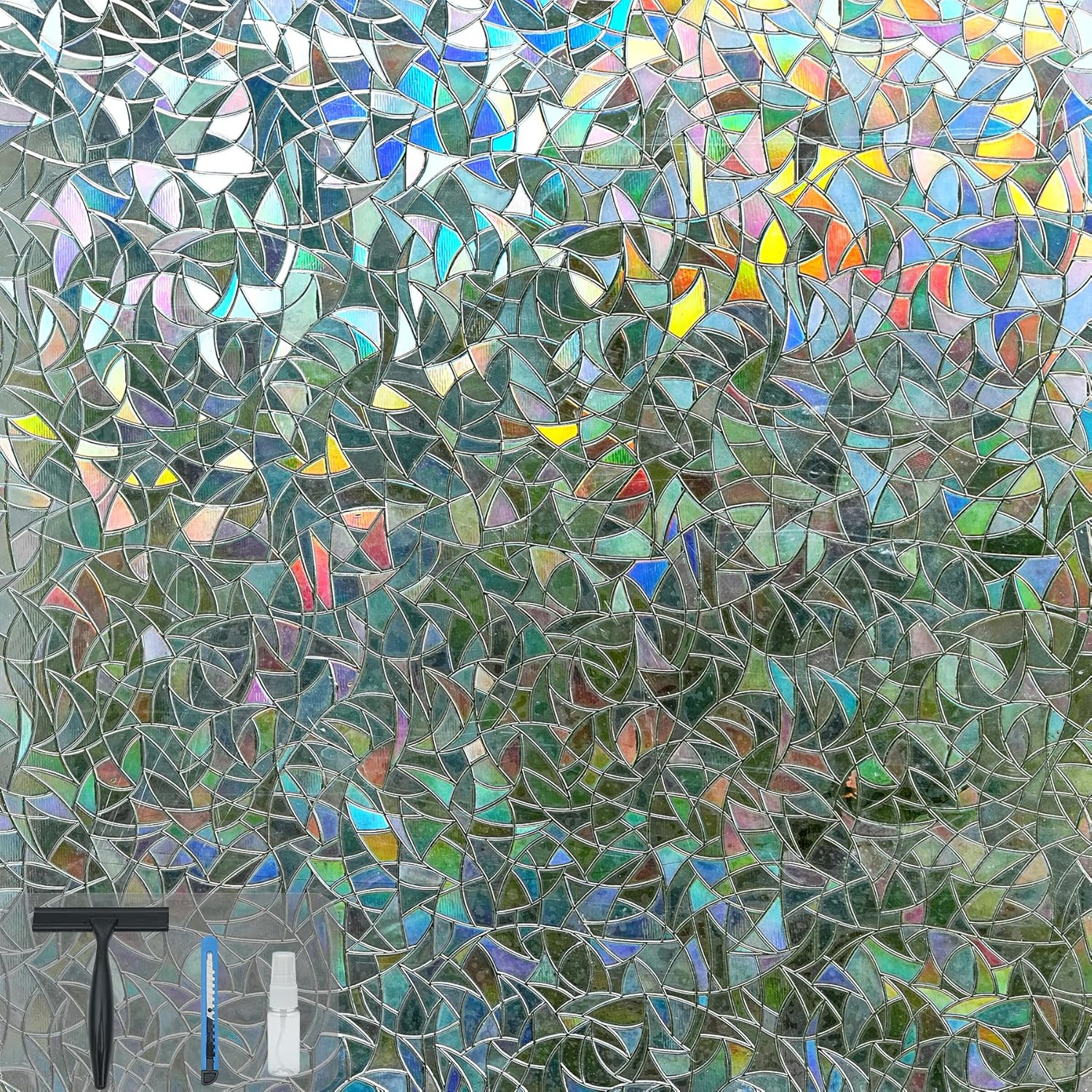 Rainbow Window Cling Privacy F - Home Decor Glass review and price