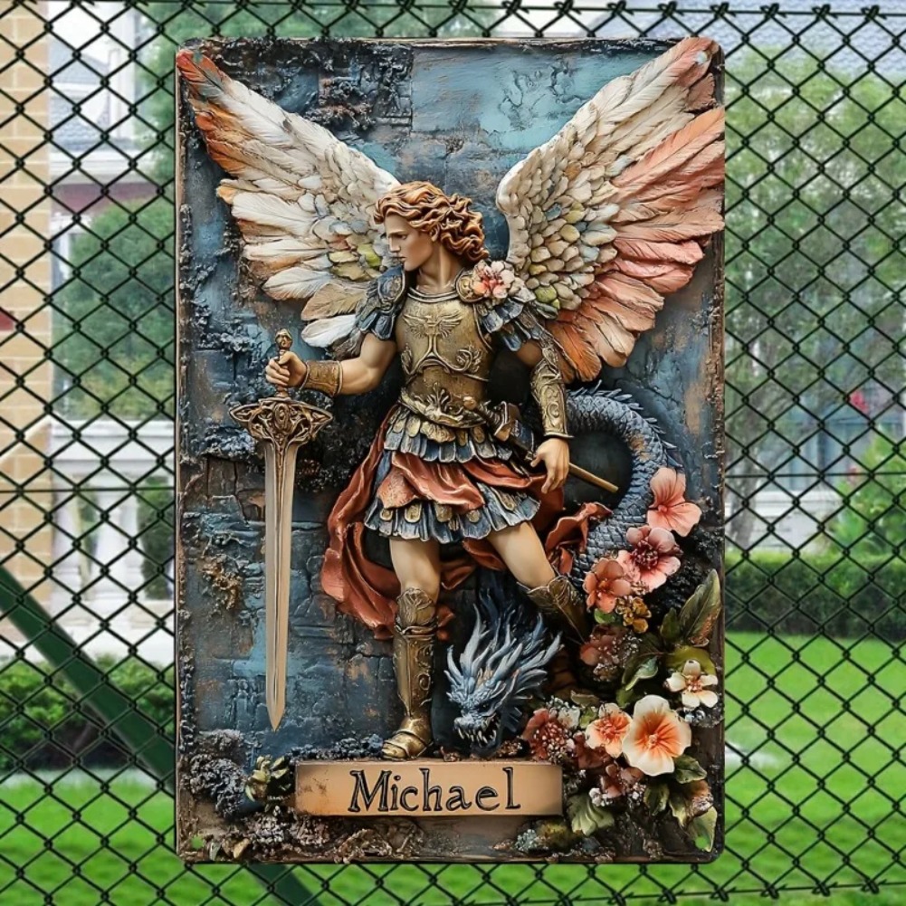 Vintage Archangel Michael Alum - Home Decor Garden Ideas review and price