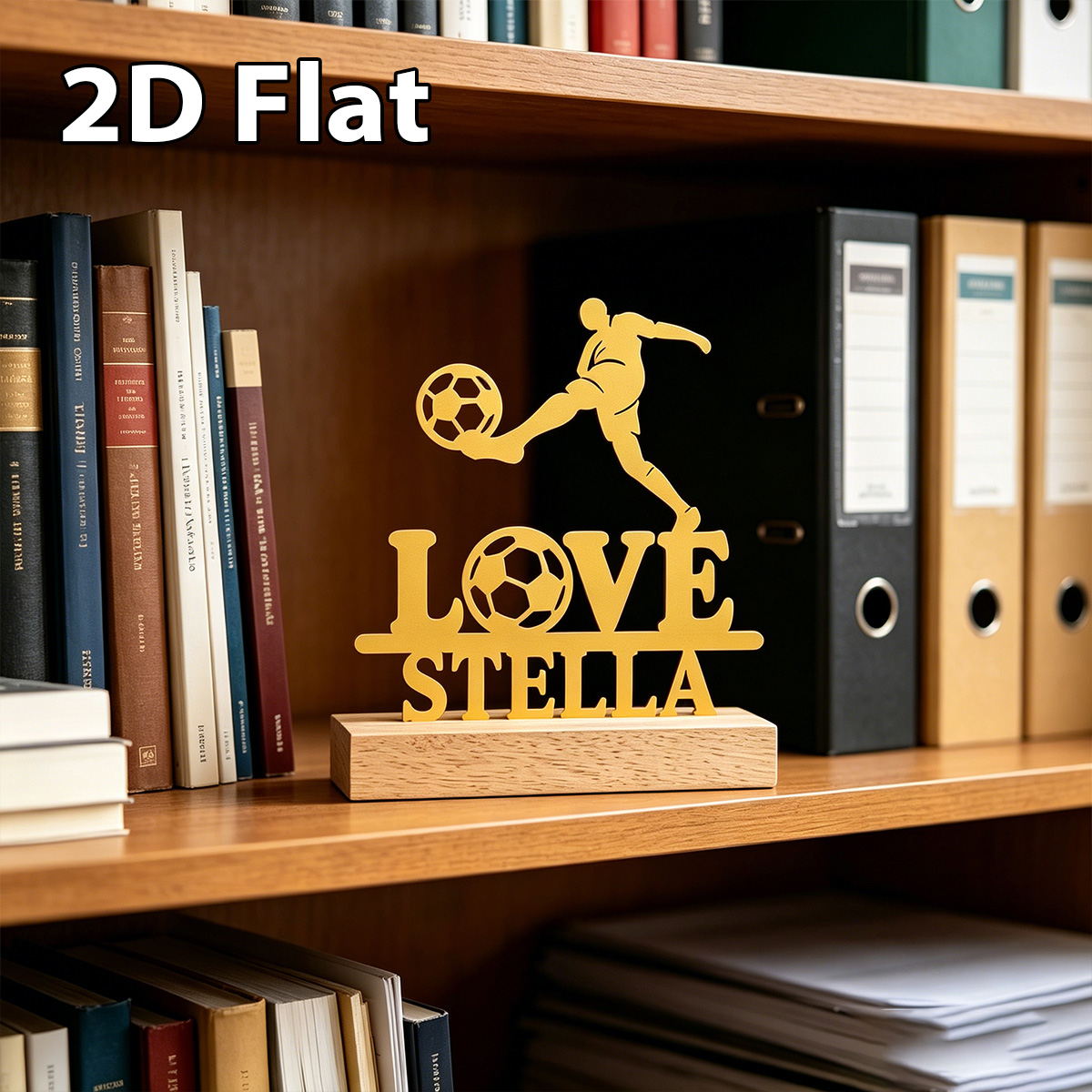 1Pc Custom Name love football  - Home Decor Lovely Home review and price