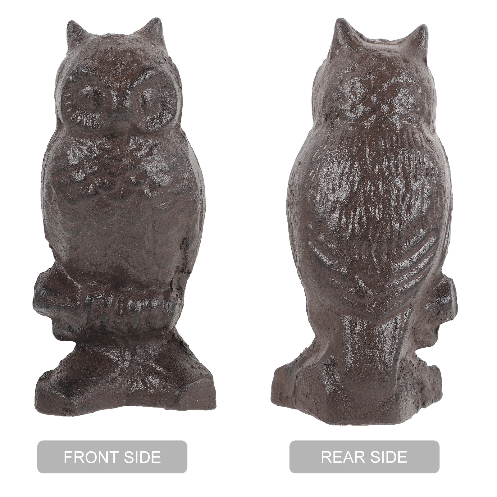 Lovely Owl Sculpture Iron Gard - Home Decor Garden Ideas review and price