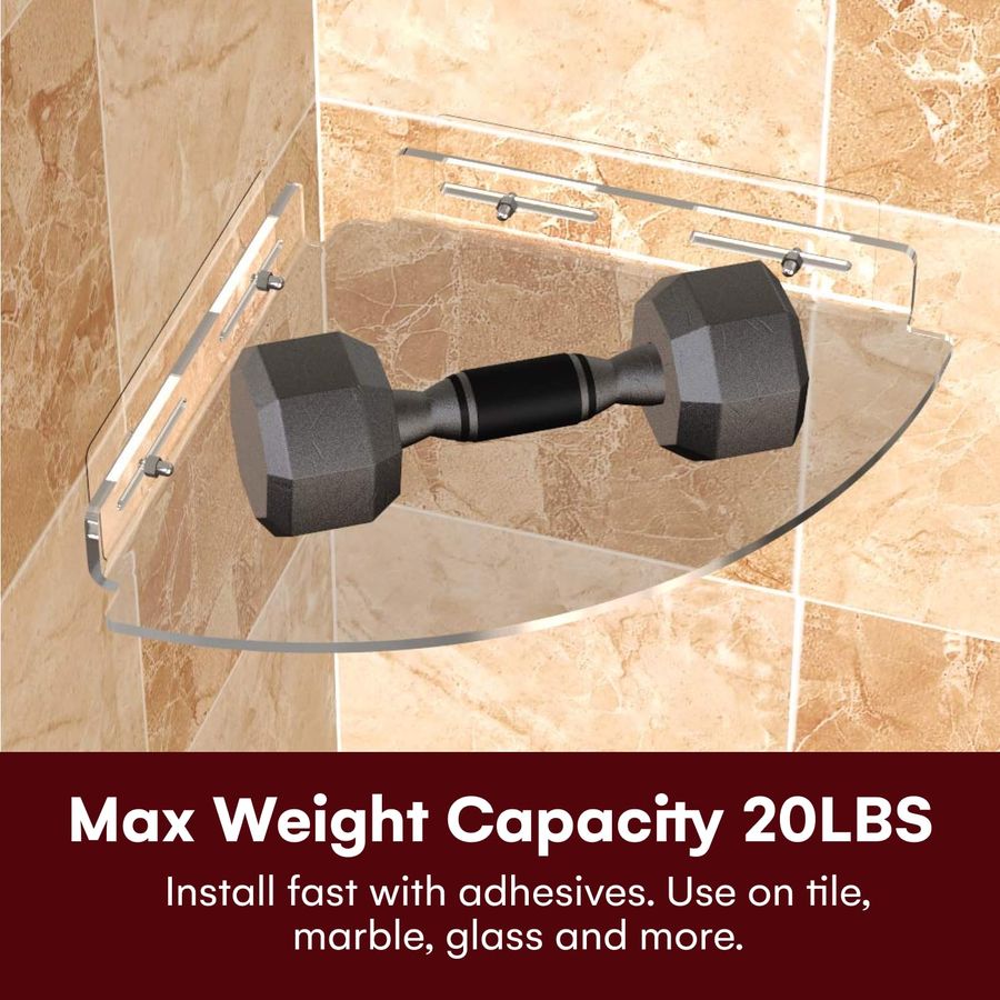 of 2 Shower Caddy Bathroom She - Floating Shelves review and price