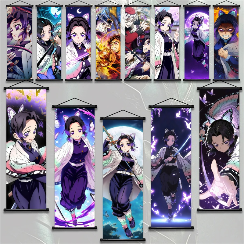Shinobu Kocho Demon Slayer Art - Home Decor Fabric review and price