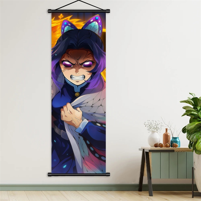 Shinobu Kocho Demon Slayer Art - Home Decor Fabric review and price