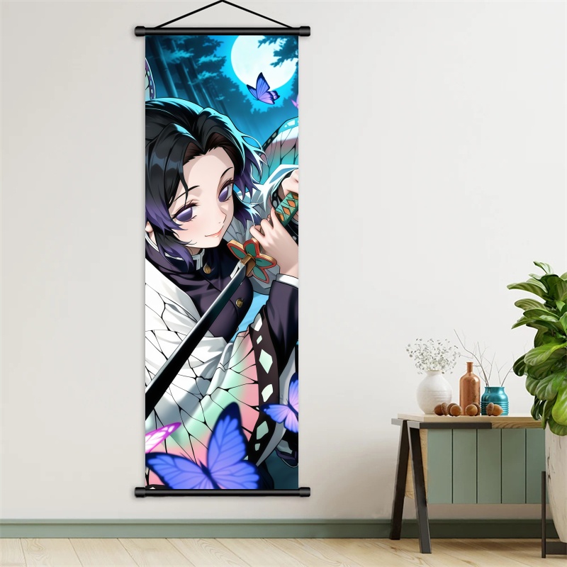 Shinobu Kocho Demon Slayer Art - Home Decor Fabric review and price