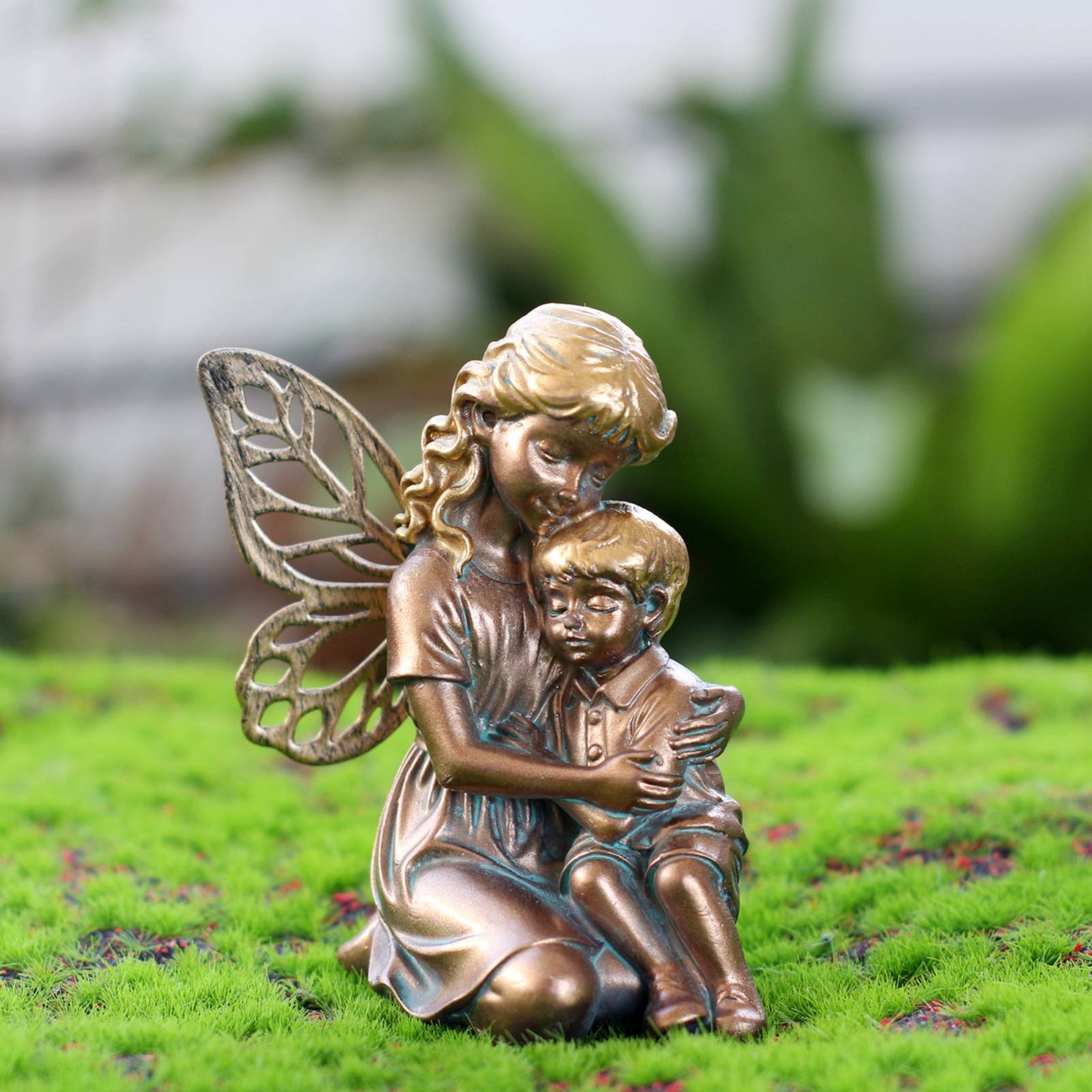Copper Color Fairy Ornament Lu - Home Decor Garden Ideas review and price