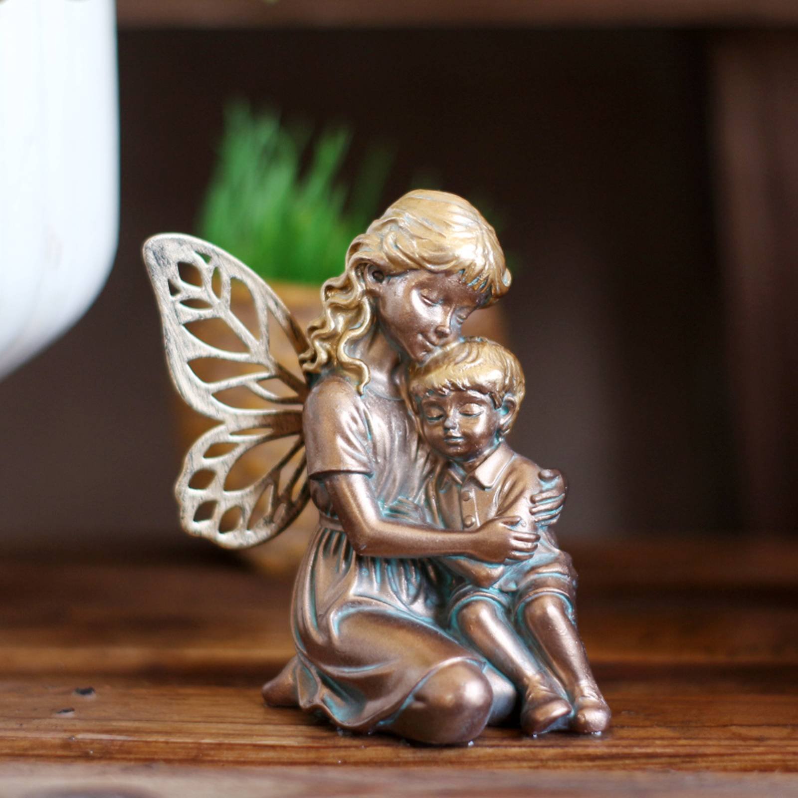Copper Color Fairy Ornament Lu - Home Decor Garden Ideas review and price