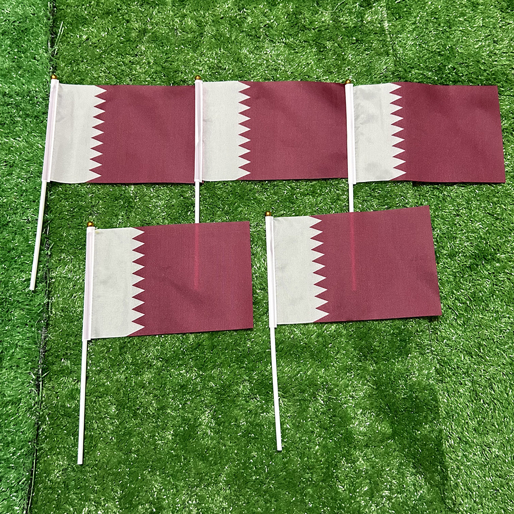 SKY FLAG Qatar hand Flag 10/20 - Home Decor Qatar review and price
