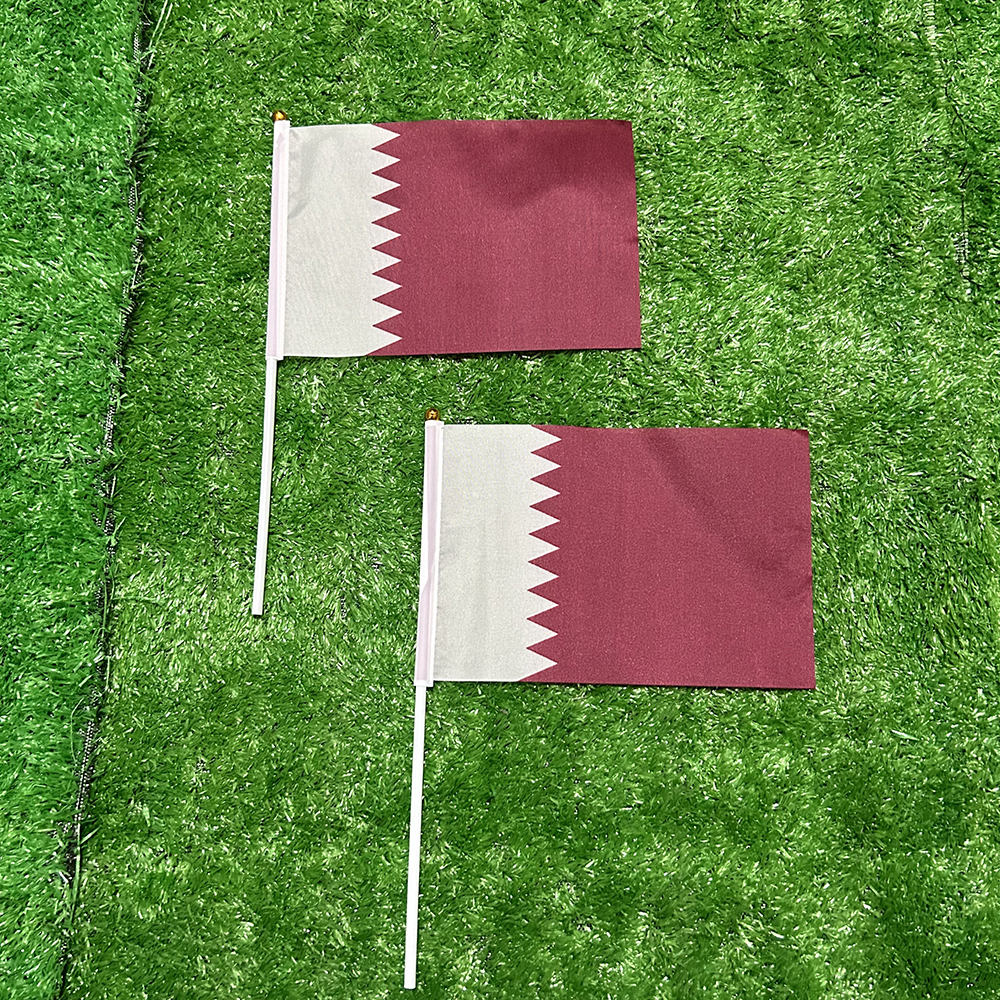 SKY FLAG Qatar hand Flag 10/20 - Home Decor Qatar review and price