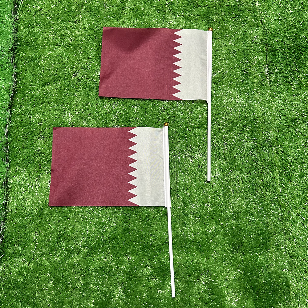 SKY FLAG Qatar hand Flag 10/20 - Home Decor Qatar review and price