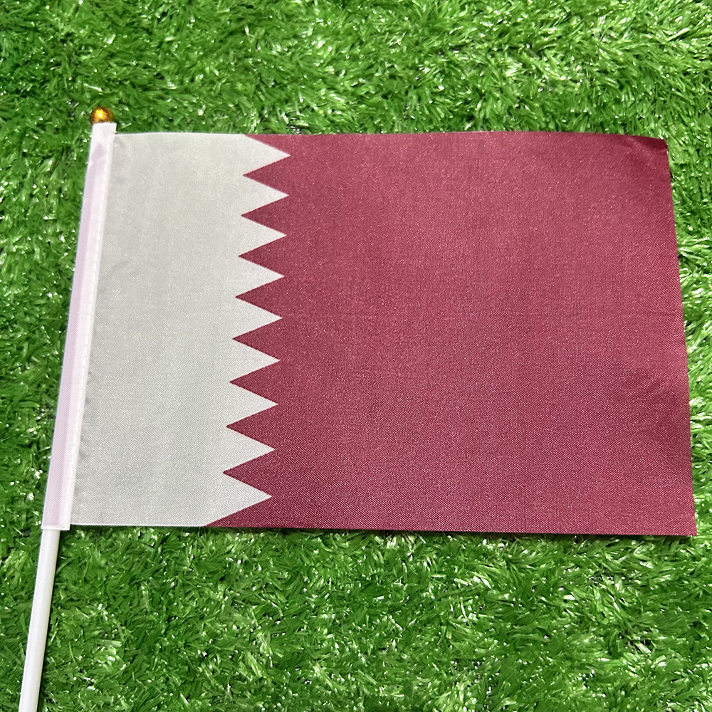 SKY FLAG Qatar hand Flag 10/20 - Home Decor Qatar review and price