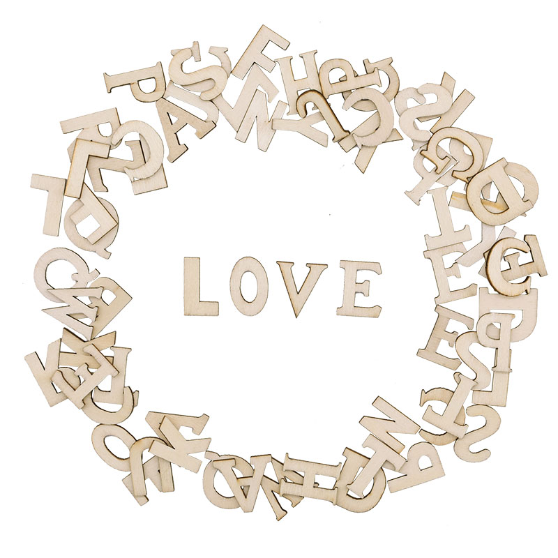 100pcs Letters Wooden Alphabet - Wooden Letter Sign review and price