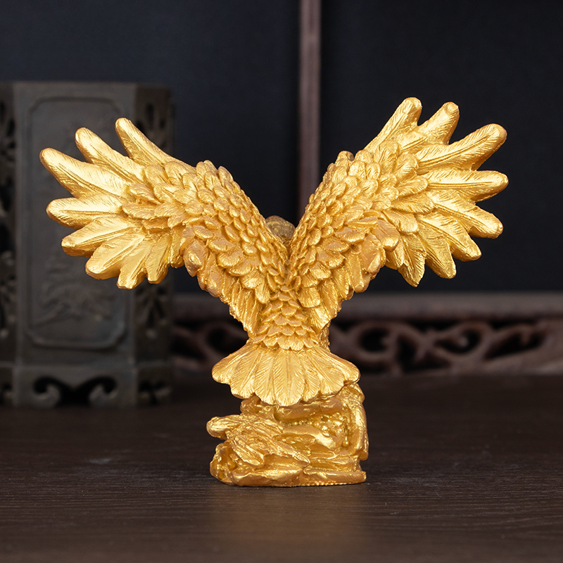 Resin Golden Eagle Figurine Ho - Home Decor Resin review and price