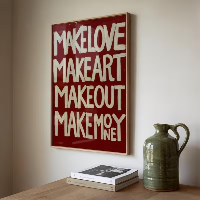 Modern,Retro Self Made Love Ki - Home Decor Lovely Home review and price