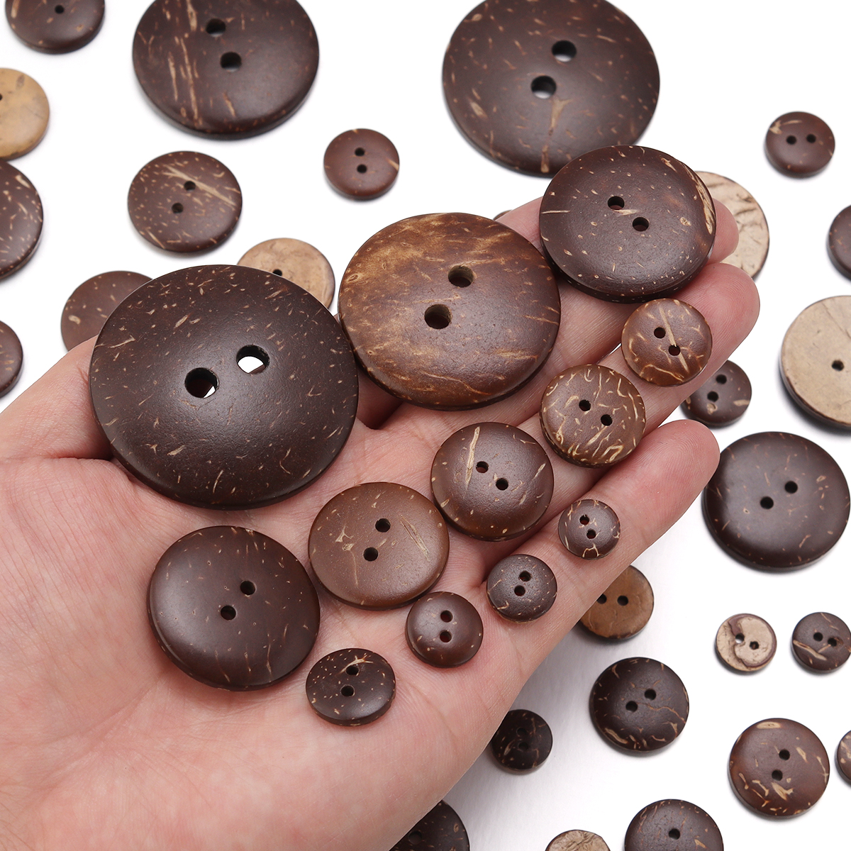 10-100Pcs Natural Coconut Shel - Home Decor Happy review and price