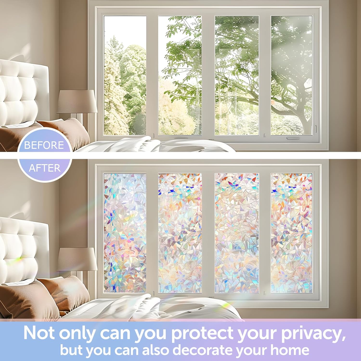 Rainbow Window Privacy Film No - Home Decor Free Images review and price