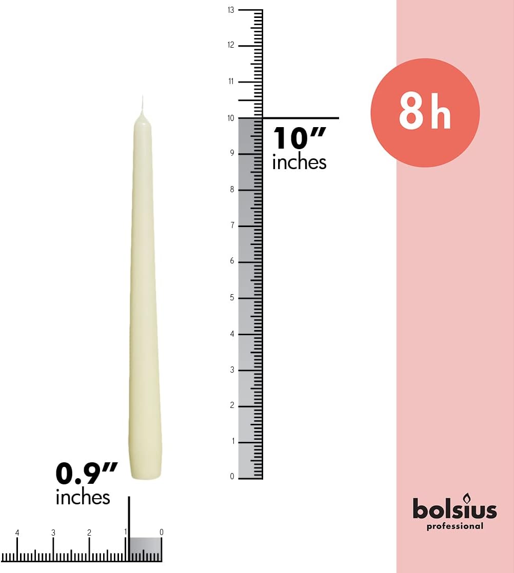 Unscented Ivory Taper Candles  - Home Decor Free Images review and price