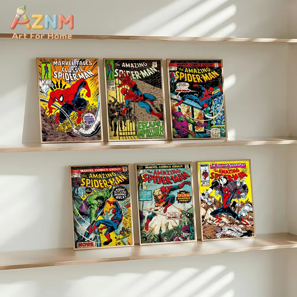 Watercolor Spiderman Graffiti  - Watercolor Poster Print review and price