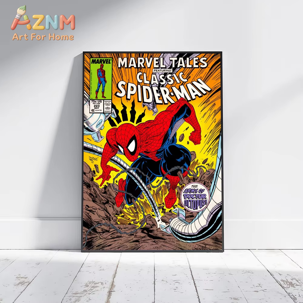 Watercolor Spiderman Graffiti  - Watercolor Poster Print review and price