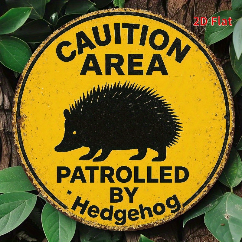Vintage Rustic Hedgehog Patrol - Home Decor Yellow review and price