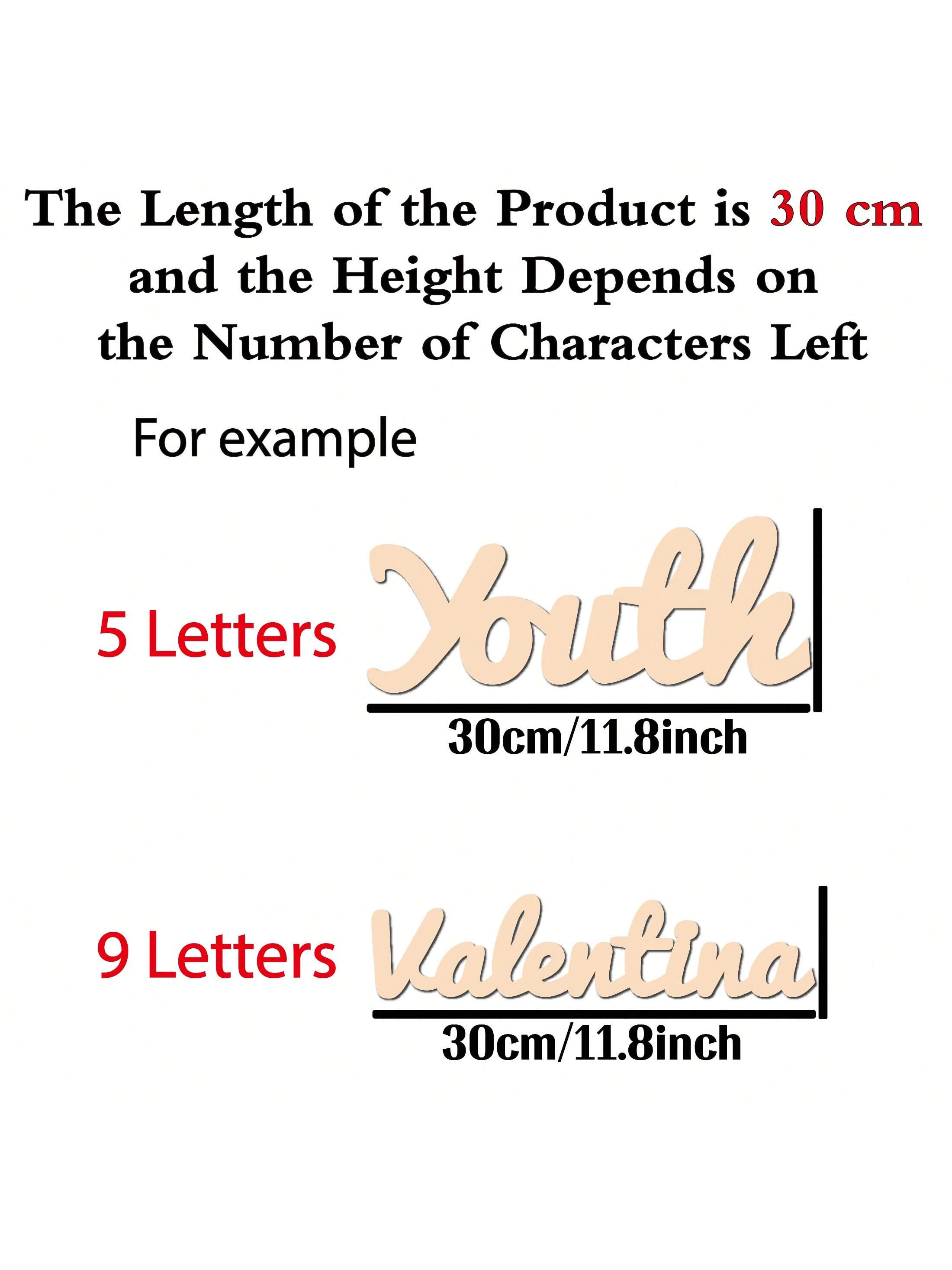 1pc Lovely Emma example Custom - Wooden Letter Sign review and price