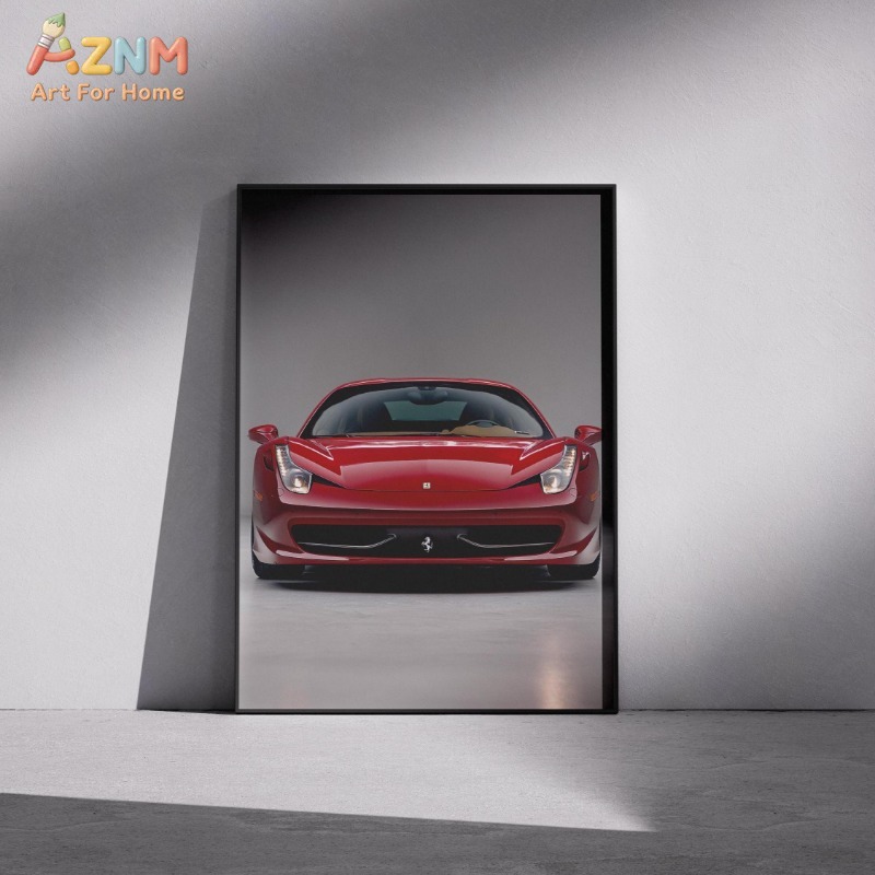 AZNM Ferrari Supercar Collecti - Watercolor Poster Print review and price