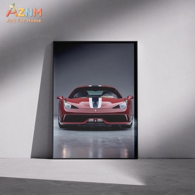 AZNM Ferrari Supercar Collecti - Watercolor Poster Print review and price