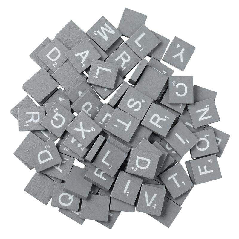 100PCS Wooden Wood Tiles Craft - Wooden Letter Sign review and price