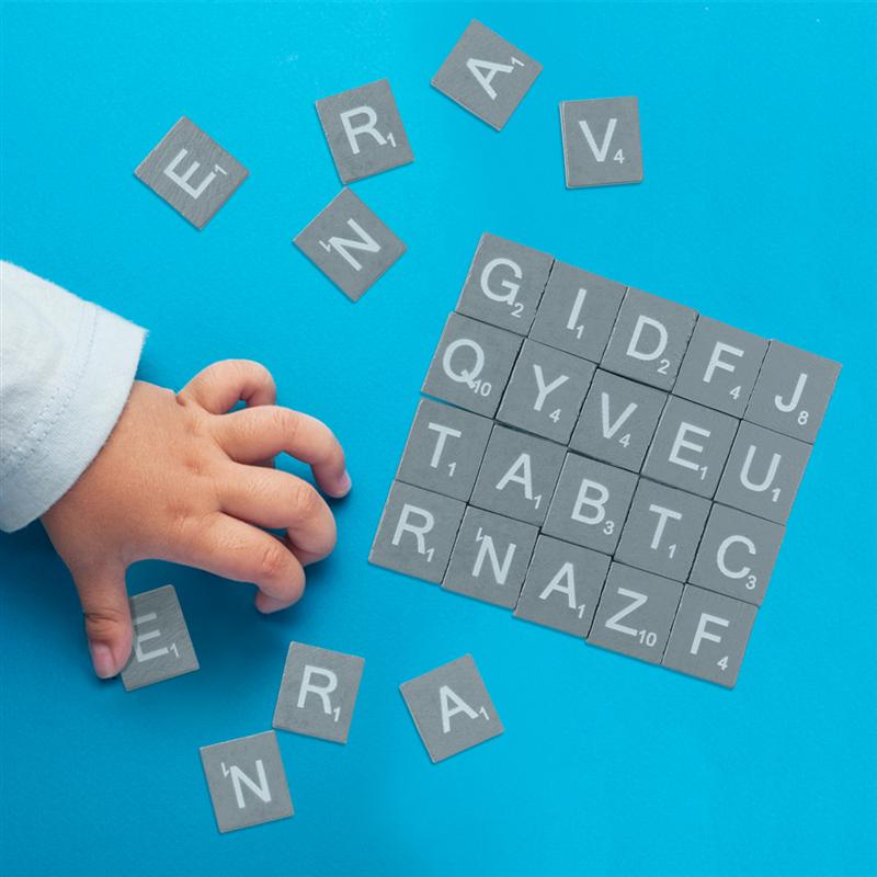 100PCS Wooden Wood Tiles Craft - Wooden Letter Sign review and price