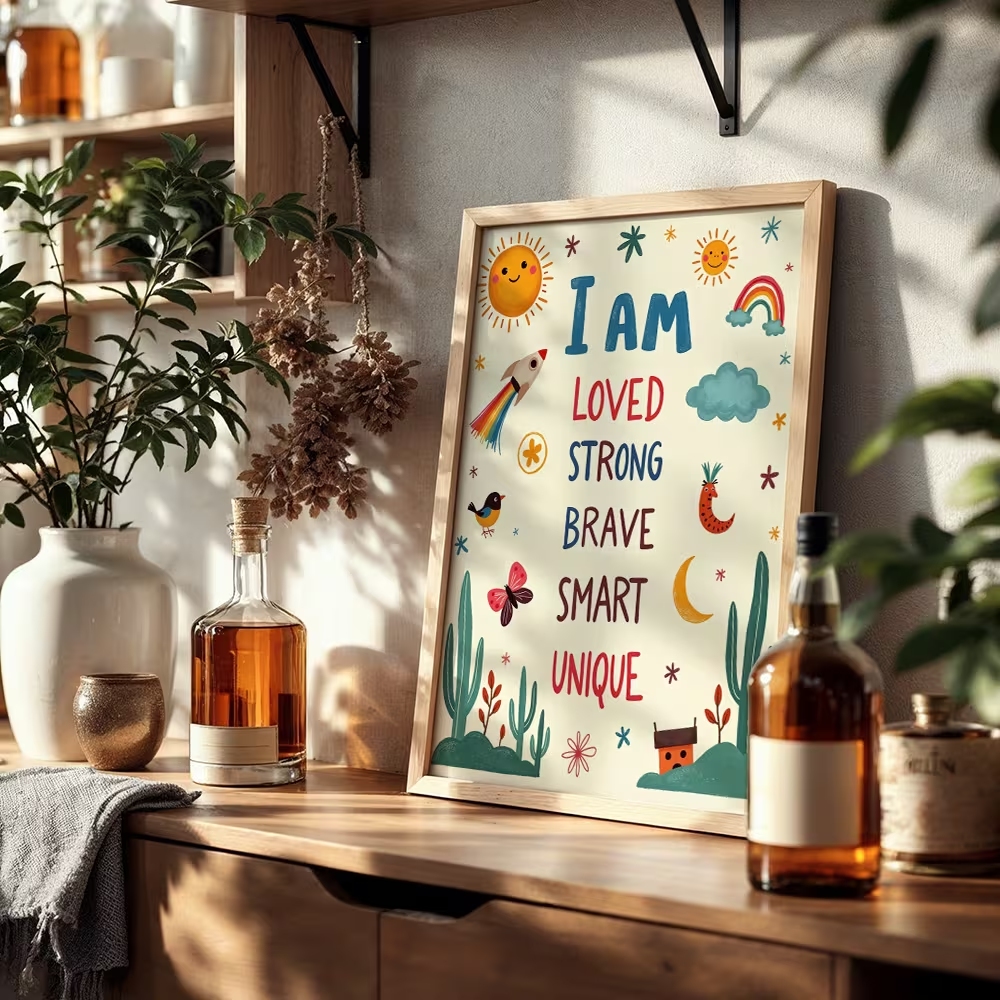 Colorful I Am Loved Strong Bra - Home Decor Lovely Home review and price